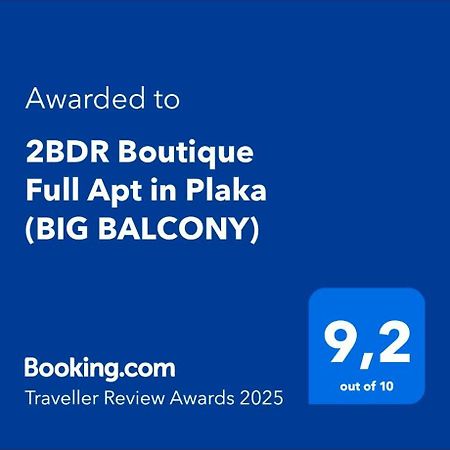 2Bdr Boutique Full Apt In Plaka Athens Luaran gambar
